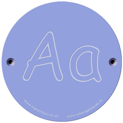 Rainbow Rubbing 'Aa'