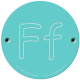 Rainbow Rubbing 'Ff'