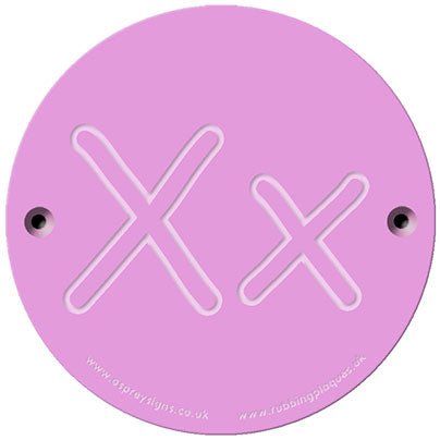 Rainbow Rubbing 'Xx'