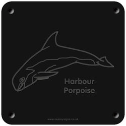 'Harbour porpoise' rubbing plaque