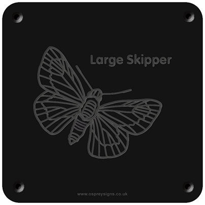 'Large skipper' rubbing plaque