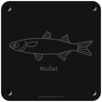 'Mullet' rubbing plaque