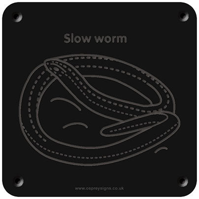 'Slow-worm' rubbing plaque