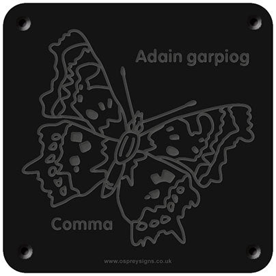Welsh 'Comma' rubbing plaque