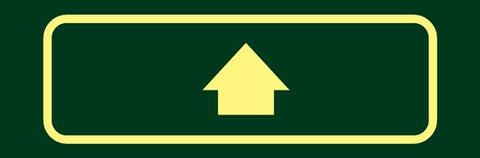 'Straight Ahead Arrow' Nature Watch Visitor Management Sign