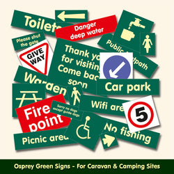 Osprey Green Signs