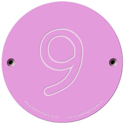 Rainbow Rubbing '9'