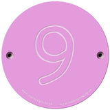 Rainbow Rubbing '9'