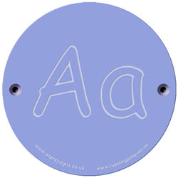Rainbow Rubbing 'Aa'