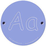 Rainbow Rubbing 'Aa'