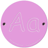 Rainbow Rubbing 'Aa'