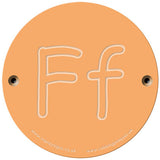 Rainbow Rubbing 'Ff'