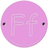 Rainbow Rubbing 'Ff'