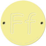 Rainbow Rubbing 'Ff'