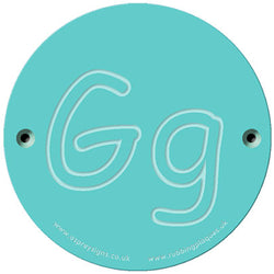 Rainbow Rubbing 'Gg'