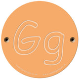 Rainbow Rubbing 'Gg'