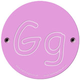 Rainbow Rubbing 'Gg'