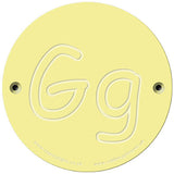 Rainbow Rubbing 'Gg'