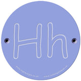Rainbow Rubbing 'Hh'