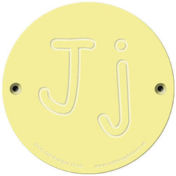 Rainbow Rubbing 'Jj'