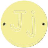 Rainbow Rubbing 'Jj'