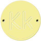 Rainbow Rubbing 'Kk'