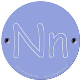 Rainbow Rubbing 'Nn'