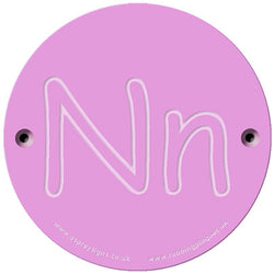 Rainbow Rubbing 'Nn'