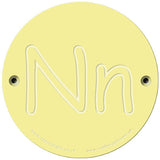 Rainbow Rubbing 'Nn'