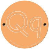 Rainbow Rubbing 'Qq'