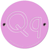 Rainbow Rubbing 'Qq'