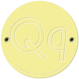 Rainbow Rubbing 'Qq'