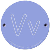 Rainbow Rubbing 'Vv'