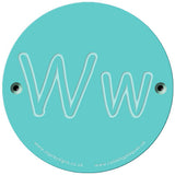 Rainbow Rubbing 'Ww'