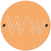 Rainbow Rubbing 'Ww'