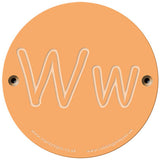 Rainbow Rubbing 'Ww'
