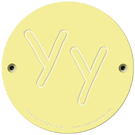 Rainbow Rubbing 'Yy'