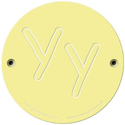 Rainbow Rubbing 'Yy'