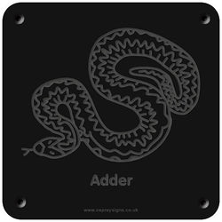 'Adder' rubbing plaque