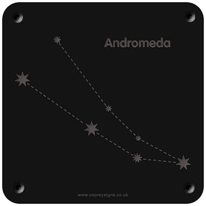 'Andromeda' rubbing plaque