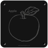 'Apple' rubbing plaque