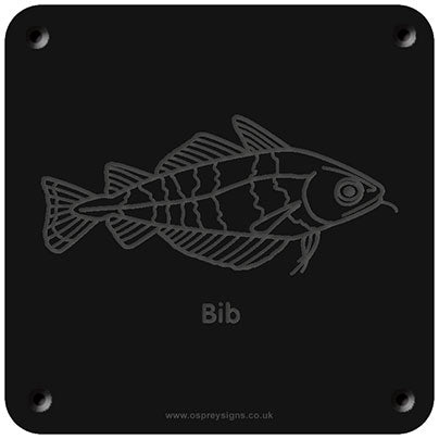 'Bib' rubbing plaque