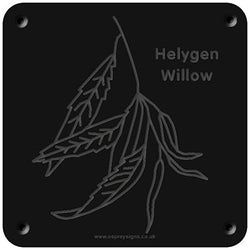Welsh 'Willow' rubbing plaque
