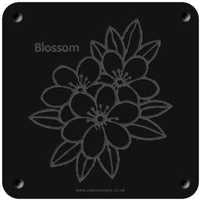 'Blossom' rubbing plaque