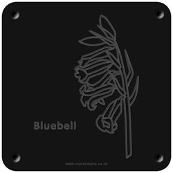 'Bluebell' rubbing plaque