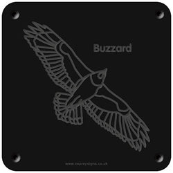 'Buzzard' rubbing plaque