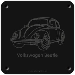 'Volkswagen Beetle' rubbing plaque