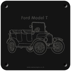 'Ford Model T' rubbing plaque