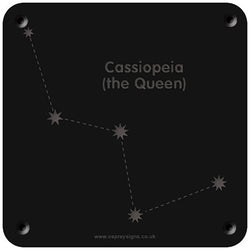 'Cassiopeia' rubbing plaque