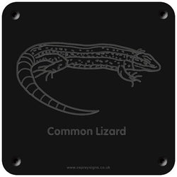 'Common lizard' rubbing plaque